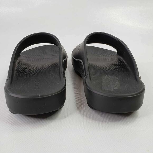Oofos Ooahh Sandals Slides Black Women’s Size 7 Comfort Recovery - Picture 3 of 9